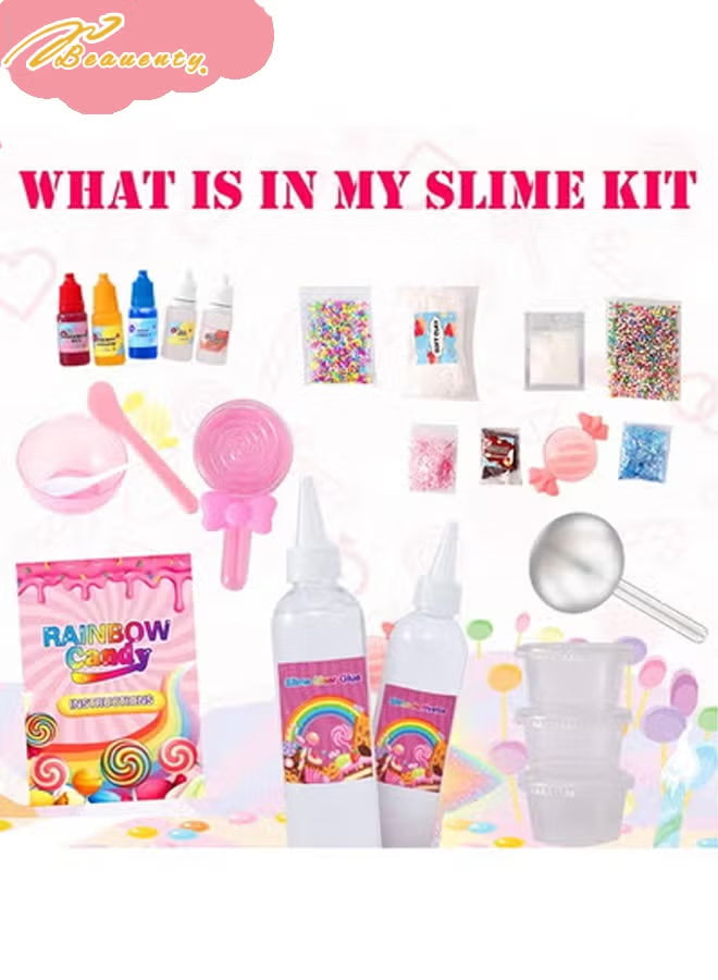diy-slime-kit-for-kids-fluffy-slime-making-kit-toys-for-girls-non-sticky-scented-to-craft-butter-slime