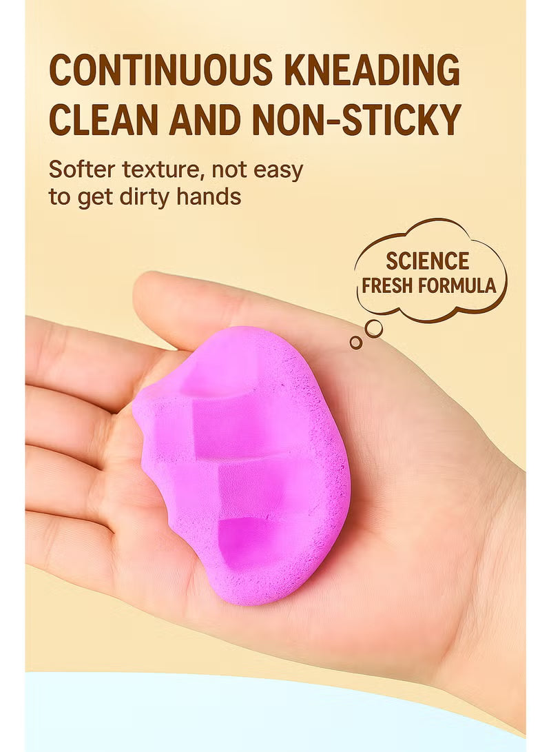 36-colors-air-dry-foam-clay-kit-diy-modeling-clay-with-handy-carry-bag-stickers-sculpting-tools-non-toxic-soft-magic-clay-for-kids-art-crafts-melody