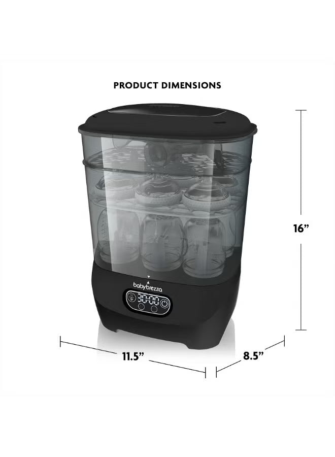 baby-brezza-bottle-sterilizer-and-dryer-advanced-electric-steam-sterilization-machine-universal-sterilizing-for-all-bottles-plastic-glass-pacifiers-breast-pump-parts-hepa-filtration-black