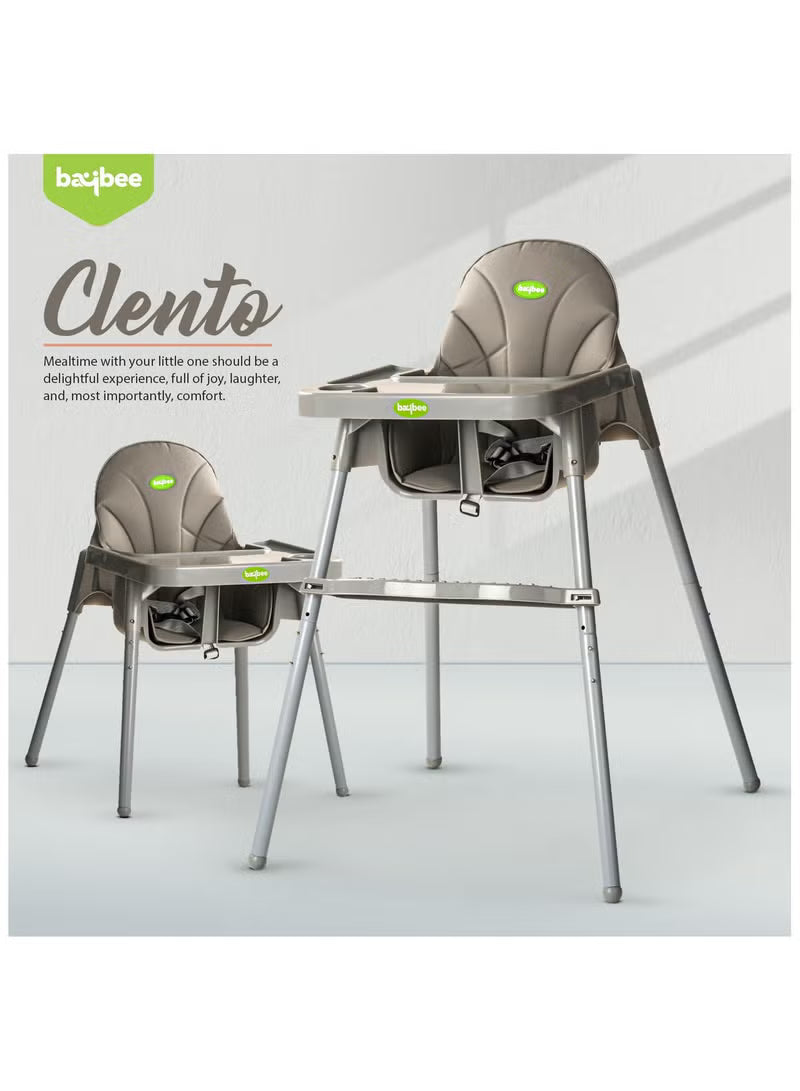 2-in-1-clento-baby-high-chair-for-kids-baby-feeding-chair-with-2-height-adjustable-footrest-tray-stand-3-point-safety-belt-kids-high-chair-for-baby-6-months-to-3-years-grey