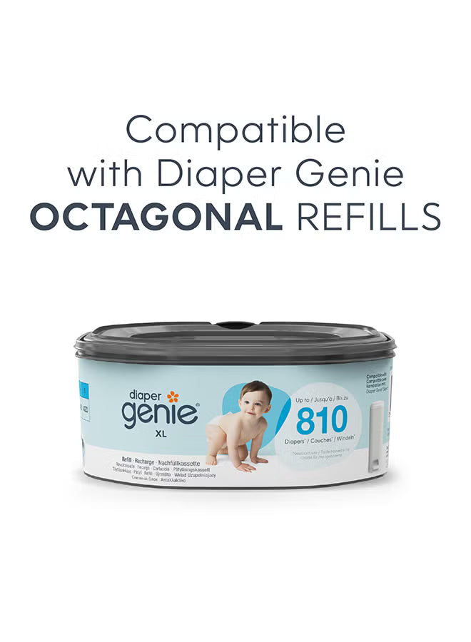 select-odor-lock-stainless-steel-diaper-pail-white-hands-free-step-pedal-odor-control-large-capacity-baby-nappy-trash-bin