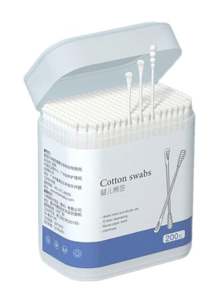 200pcs-baby-cotton-swabs-ear-cleaners-biodegradable-baby-cotton-buds-kids-safety-swabs-made-of-safe-cotton-double-headed-design-applicator-cleaning-sticks-wax-cleaner-for-baby-ear-nose-clean