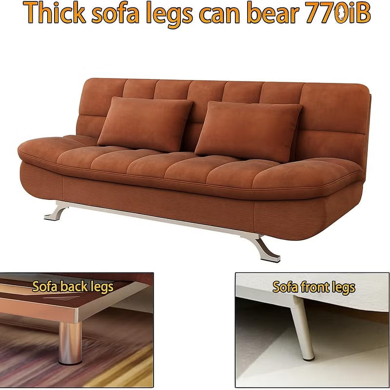 harmony-home-suede-fabric-sofa-bed-modern-folding-convertible-sofa-bed-with-pillow-compact-space-saving-design-for-living-room-apartment-dorm-office-brown