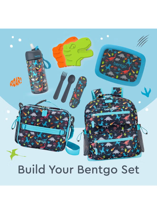 kids-prints-lunch-bagdouble-insulated-durable-water-resistant-fabric-with-interior-and-exterior-zippered-pockets-and-external-bottle-holder-ideal-for-children-of-all-ages-dinosaur