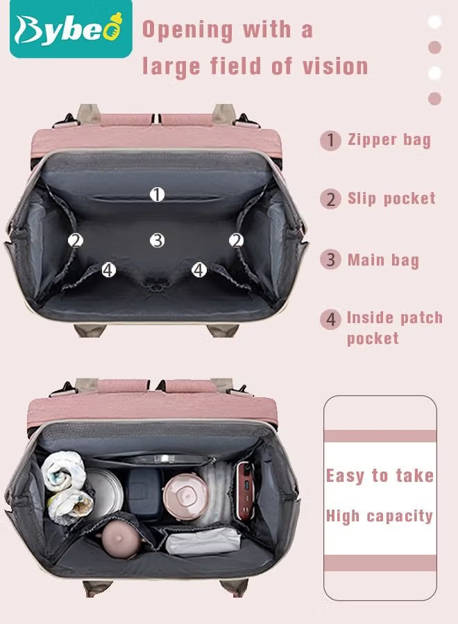 baby-diaper-bag-backpack-multifunction-diapers-changing-station-toy-bar-for-outdoor-and-travel-large-capacity-infant-shower-gifts-usb-port-3-toys