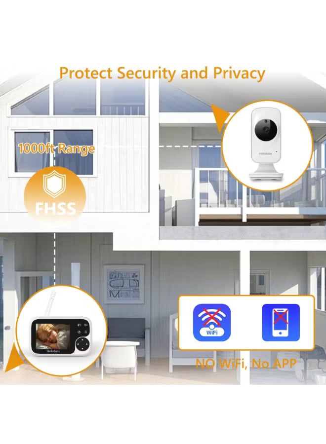 hb2031-2025-model-video-baby-monitor-3-2-lcd-display-screen-with-camera-infrared-night-vision-two-way-talk-vox-mode-built-in-lullabies-long-range-1000-feet-and-temperature-monitoring