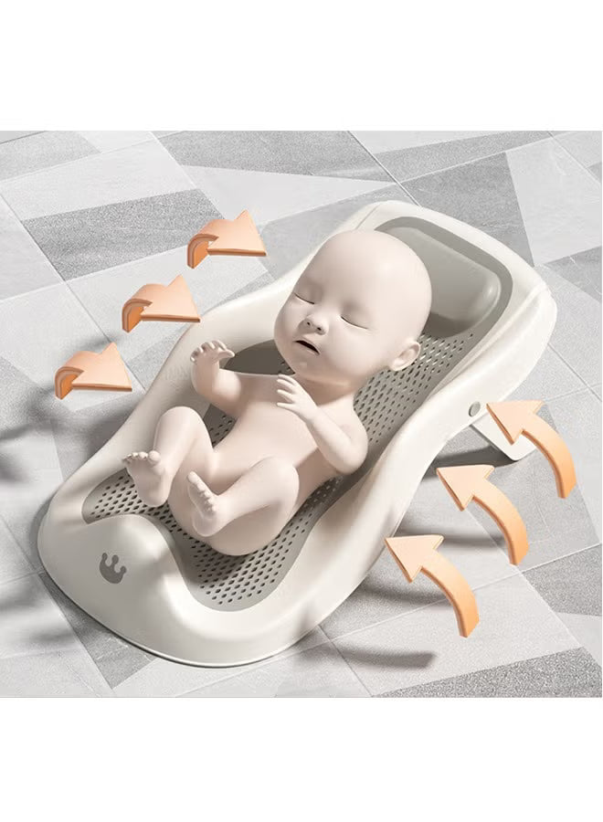 baby-bath-support-foldable-infant-bathtub-for-newborn-babies-0-6-months-soft-sink-baby-bath-tub-grey