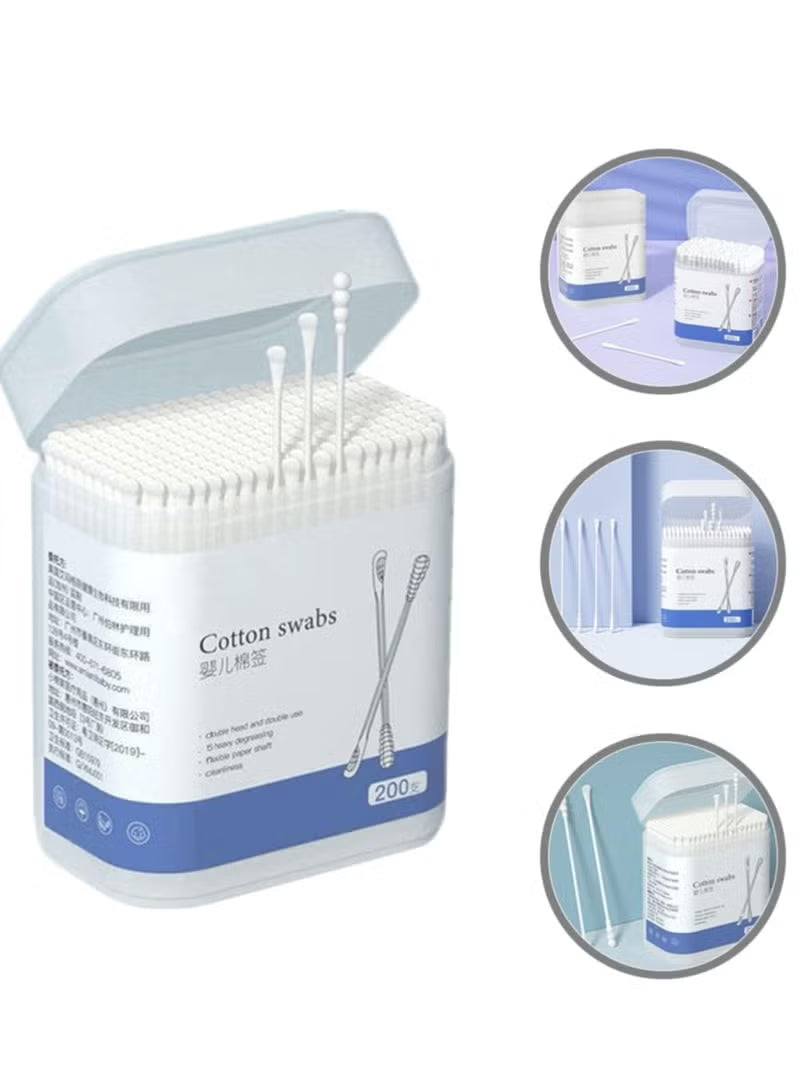 200pcs-baby-cotton-swabs-ear-cleaners-biodegradable-baby-cotton-buds-kids-safety-swabs-made-of-safe-cotton-double-headed-design-applicator-cleaning-sticks-wax-cleaner-for-baby-ear-nose-clean