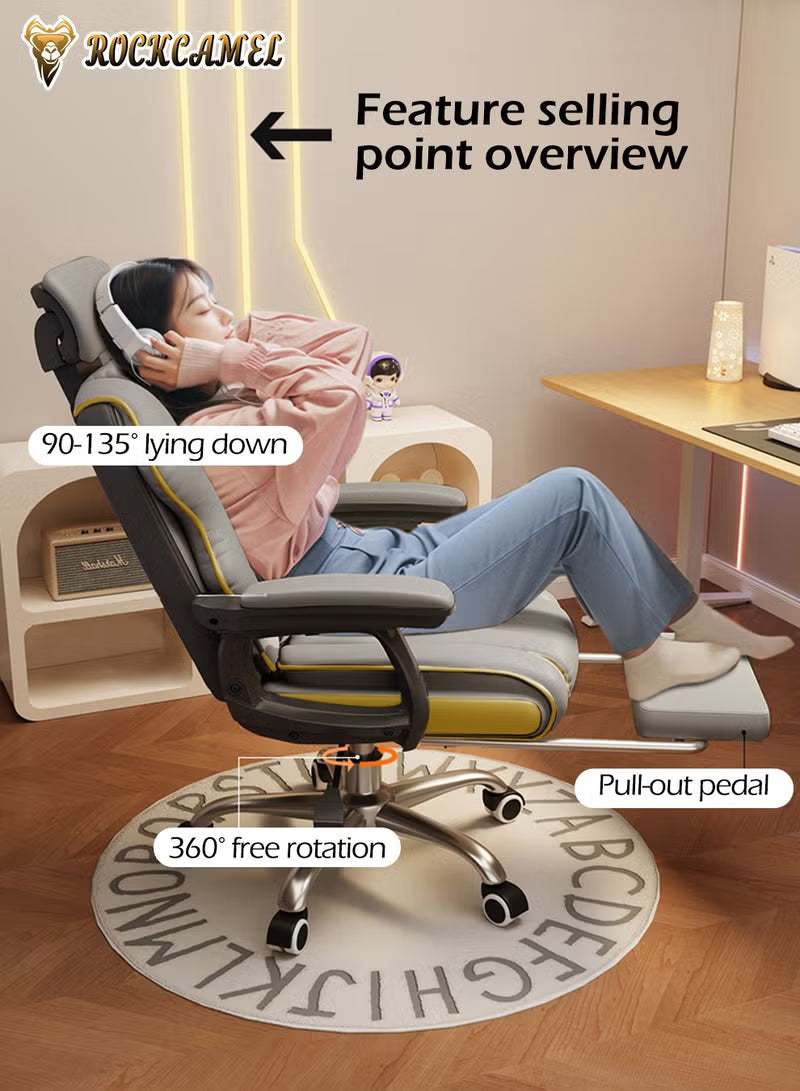 gaming-chair-computer-chair-office-chair-with-retractable-footrest-high-resilience-latex-lining-pu-leather-ergonomic-design-with-lumbar-and-neck-support-height-and-backrest-adjustment-steel-silent-caster-base-suitable-for-home-or-office