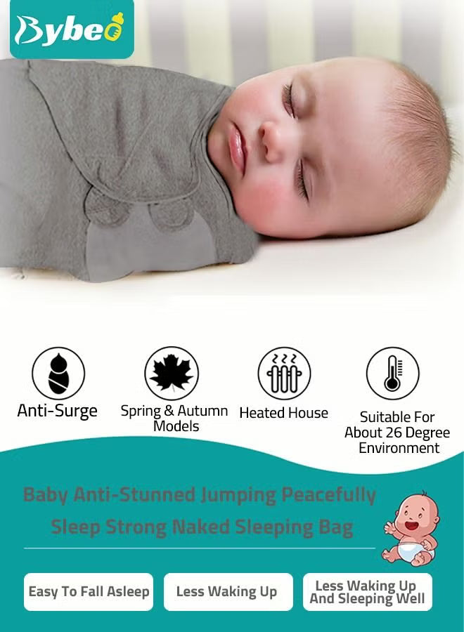 6-pcs-baby-swaddle-blanket-wrap-cap-set-newborn-infant-sleep-sack-with-caps-100-breathable-cotton-0-4-month