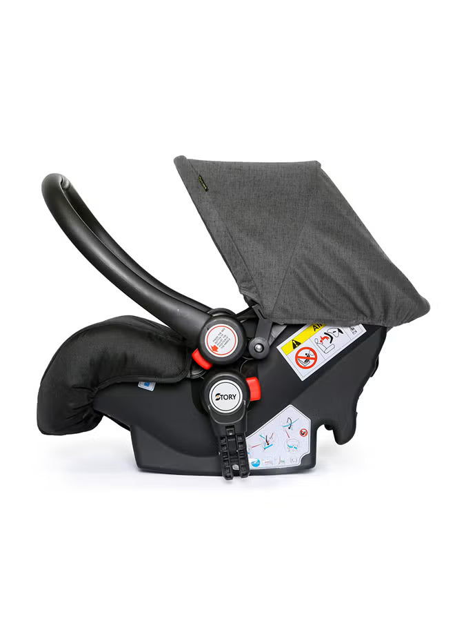 3-in-1-pram-stroller-sleeping-bassinet-and-extra-wide-seat-with-wide-canopy-for-baby-black