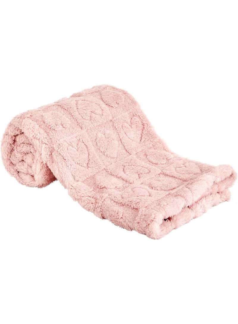 baby-blanket-heart-checkered-blanket-ultra-soft-cozy-baby-blankets-for-girls-boys-fluffy-infant-toddler-newborn-receiving-blankets-for-crib-stroller-76-100cm-light-pink