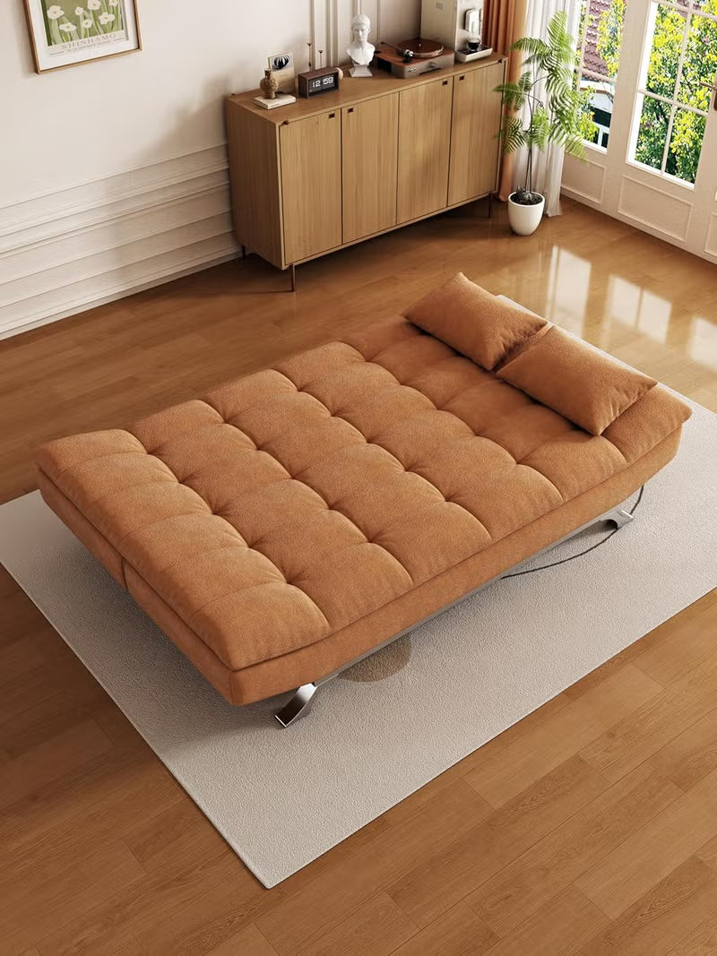 harmony-home-suede-fabric-sofa-bed-modern-folding-convertible-sofa-bed-with-pillow-compact-space-saving-design-for-living-room-apartment-dorm-office-brown