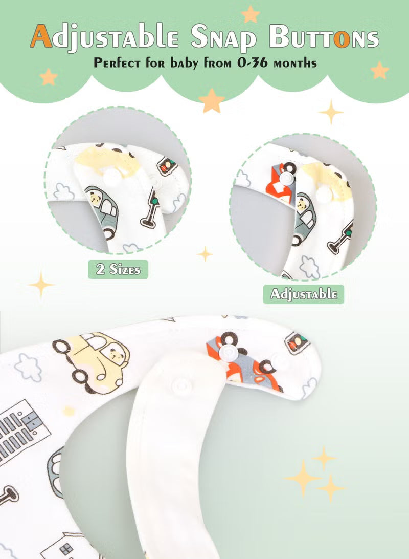 8-pack-dribble-bibs-soft-cotton-baby-teething-bibs-waterproof-drool-bibs-multicolour