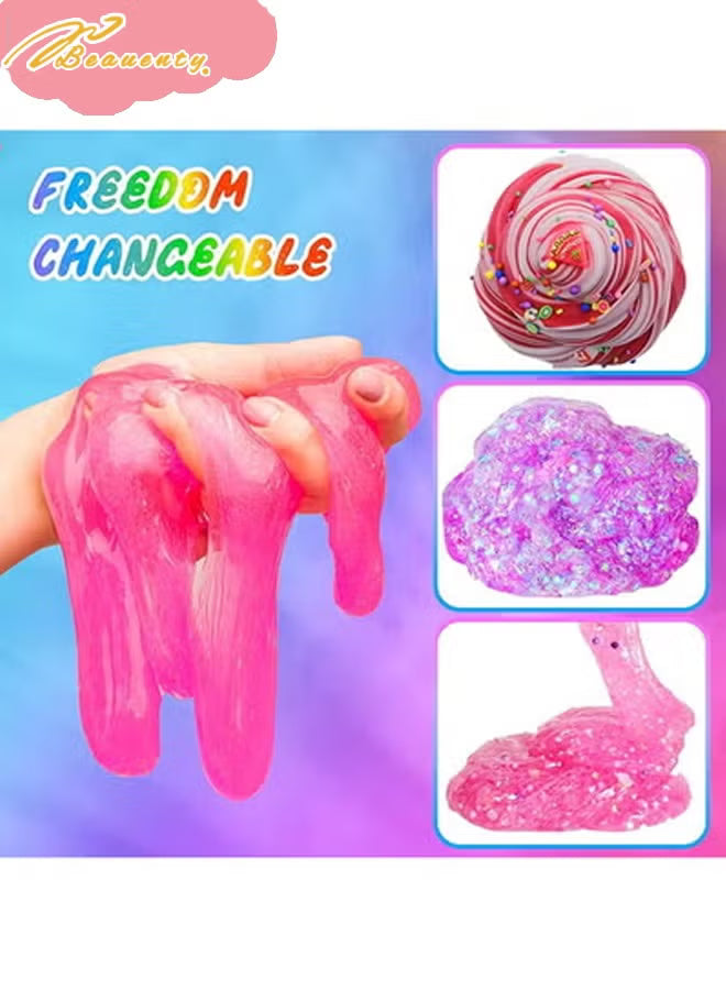 diy-slime-kit-for-kids-fluffy-slime-making-kit-toys-for-girls-non-sticky-scented-to-craft-butter-slime