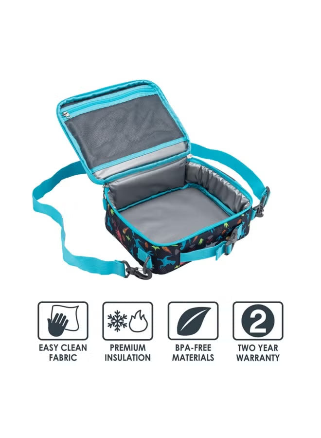 kids-prints-lunch-bagdouble-insulated-durable-water-resistant-fabric-with-interior-and-exterior-zippered-pockets-and-external-bottle-holder-ideal-for-children-of-all-ages-dinosaur