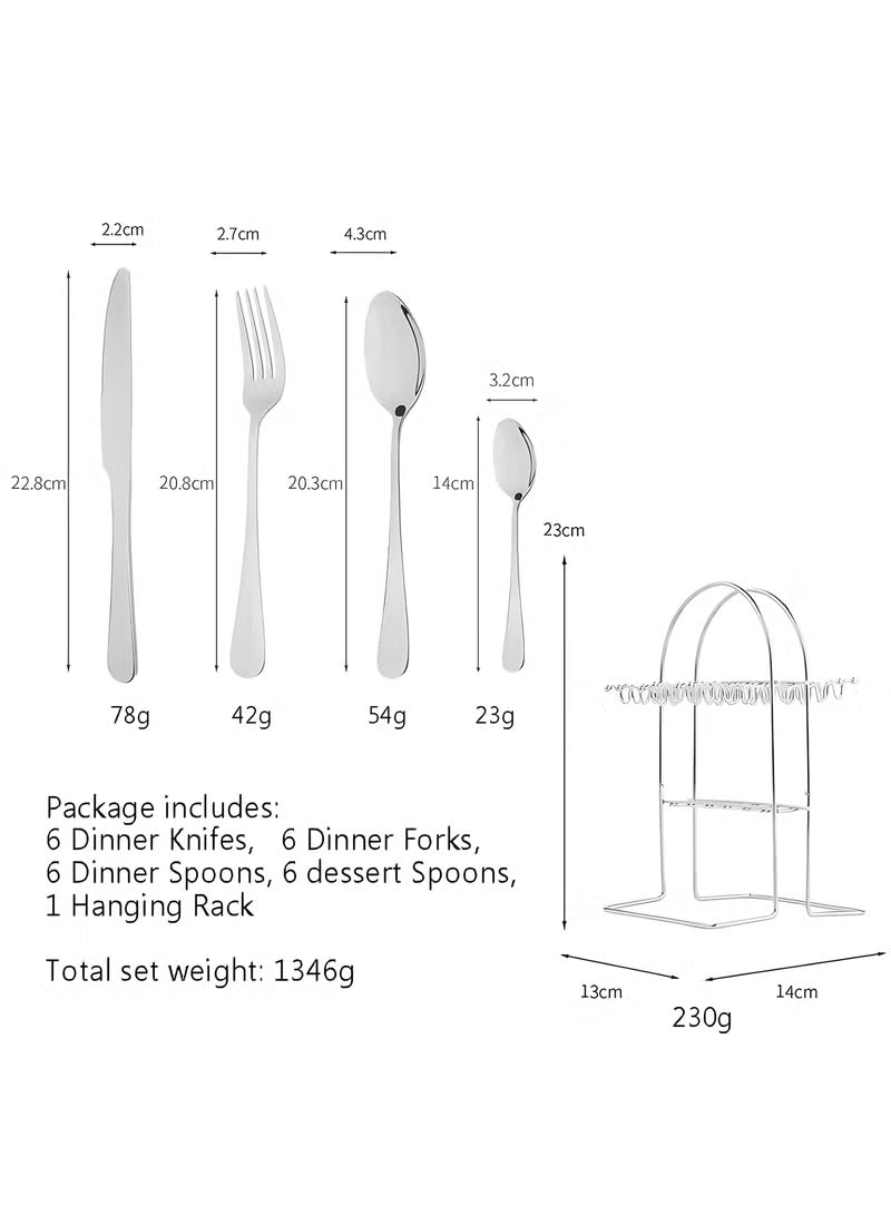 cutlery-set-24-pieces-tableware-set-with-holding-stand-flatware-set-with-knife-fork-spoon-perfect-for-home-hotel-restaurant-more