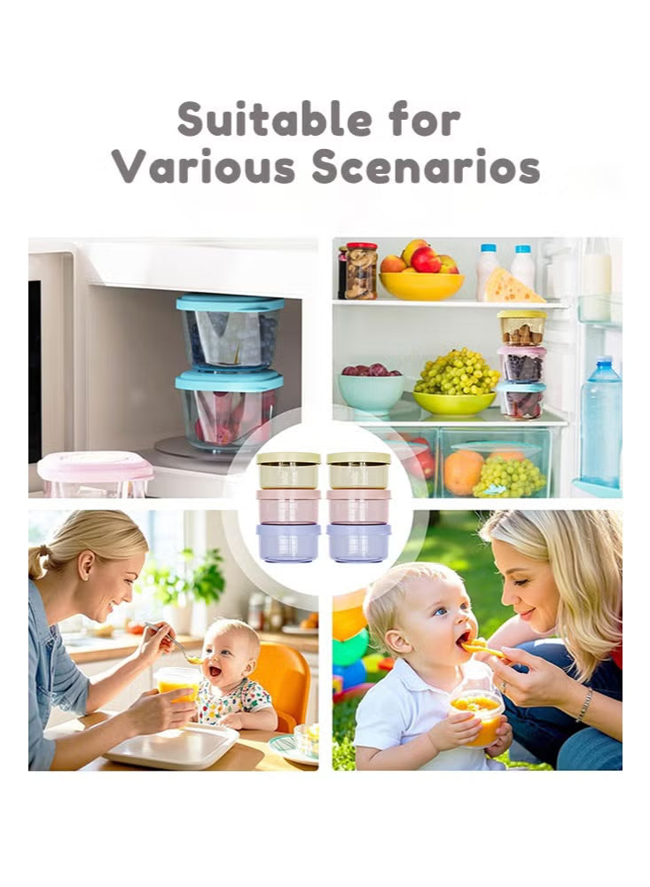 6-pcs-baby-food-storage-with-lid-reusable-infant-food-containers-jars-leak-proof-snack-container-for-infant-babies-microwave-dishwasher-friendly-60ml
