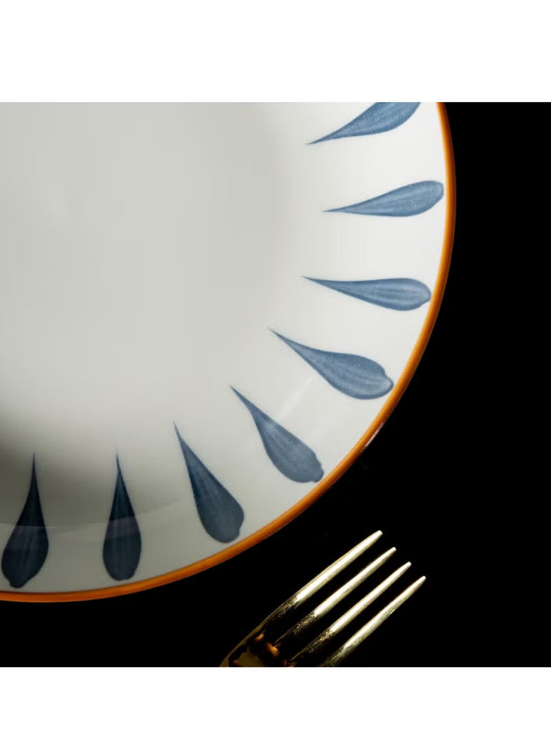 8-piece-blue-and-white-ceramic-dinnerware-set-includes-4x-8-1-inch-plates-4x-5-7-inch-bowls-microwave-dishwasher-safe-modern-tableware-for-stylish-dining