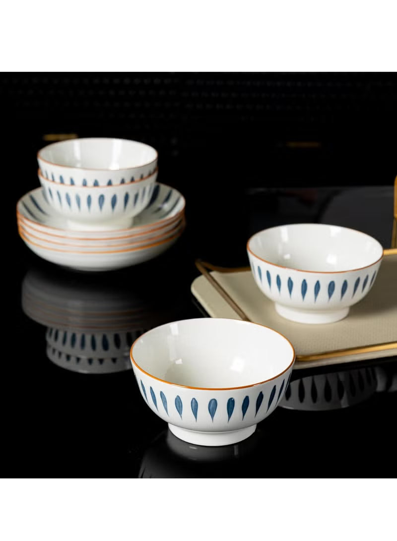 8-piece-blue-and-white-ceramic-dinnerware-set-includes-4x-8-1-inch-plates-4x-5-7-inch-bowls-microwave-dishwasher-safe-modern-tableware-for-stylish-dining