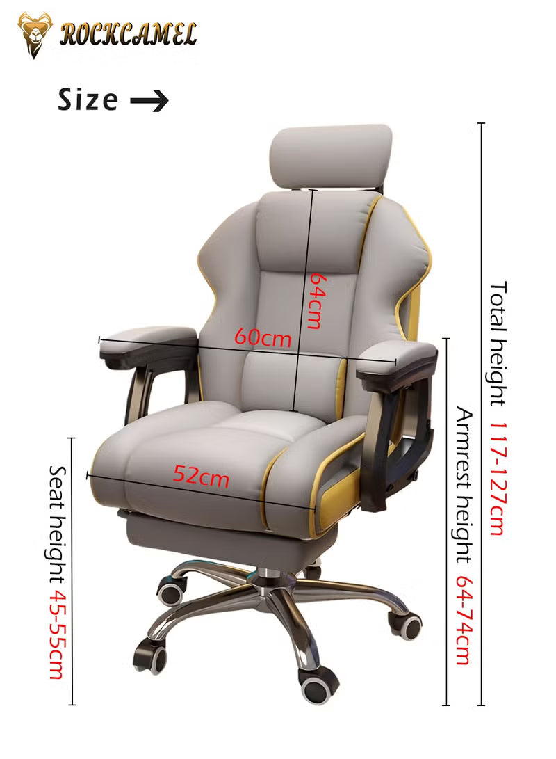 gaming-chair-computer-chair-office-chair-with-retractable-footrest-high-resilience-latex-lining-pu-leather-ergonomic-design-with-lumbar-and-neck-support-height-and-backrest-adjustment-steel-silent-caster-base-suitable-for-home-or-office