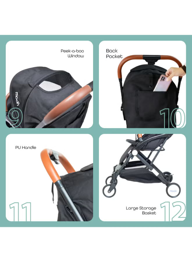 baby-ritzi-cabin-stroller-with-five-point-seatbelts-and-cushioned-shoulder-straps-0-to-3-years-0-18-kg-oxford-black