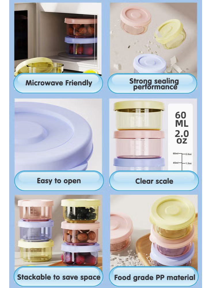 6-pcs-baby-food-storage-with-lid-reusable-infant-food-containers-jars-leak-proof-snack-container-for-infant-babies-microwave-dishwasher-friendly-60ml