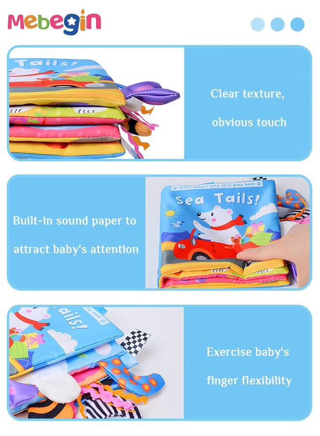soft-cloth-book-animal-tails-cloth-book-baby-rattle-paper-cloth-book-touch-and-feel-crinkly-cloth-books-for-babies-early-development-activity-toys-for-toddler