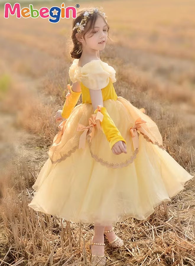 princess-dress-elegant-princess-dress-up-costume-for-girls-gorgeous-princess-tutu-with-off-shoulder-and-spaghetti-straps-design-made-of-breathable-soft-polyester-great-for-fancy-dress-parties-birthdays-prom-outfits-and-cosplay-activities