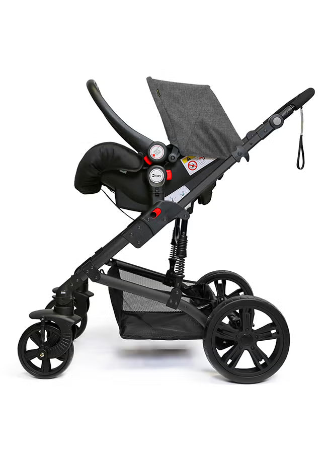 3-in-1-pram-stroller-sleeping-bassinet-and-extra-wide-seat-with-wide-canopy-for-baby-black