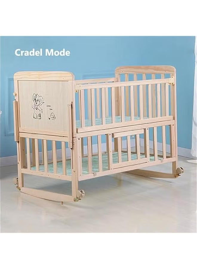 4-in-1-baby-bassinet-baby-bedside-sleeper-wooden-bedside-cribs-with-mattress-mosquito-net-102-x-90-x-60-cm