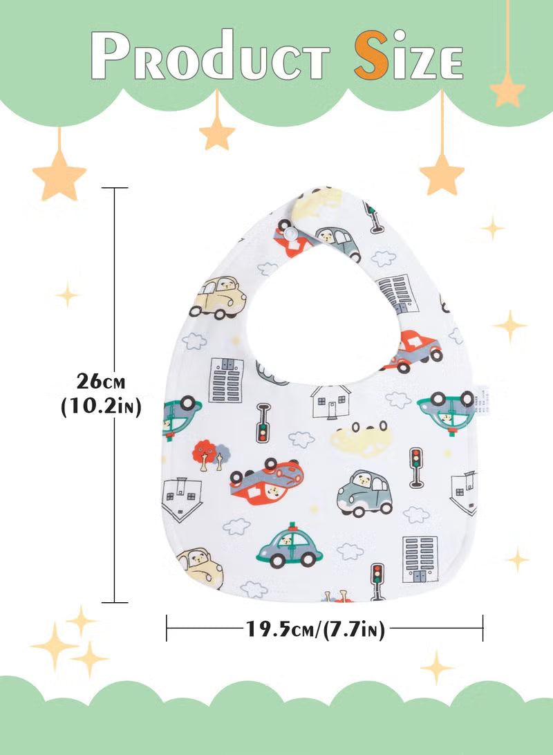 8-pack-dribble-bibs-soft-cotton-baby-teething-bibs-waterproof-drool-bibs-multicolour