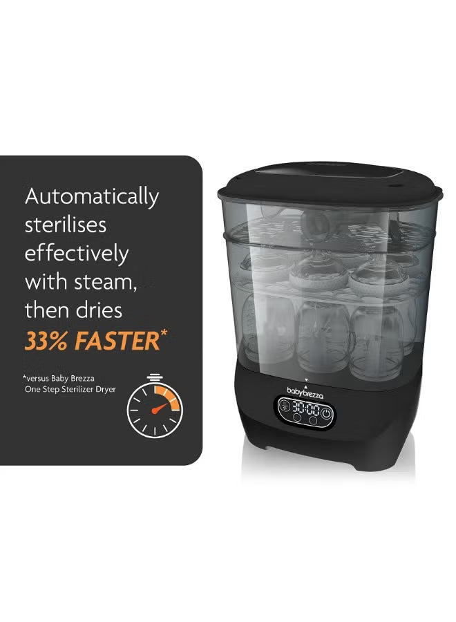 baby-brezza-bottle-sterilizer-and-dryer-advanced-electric-steam-sterilization-machine-universal-sterilizing-for-all-bottles-plastic-glass-pacifiers-breast-pump-parts-hepa-filtration-black